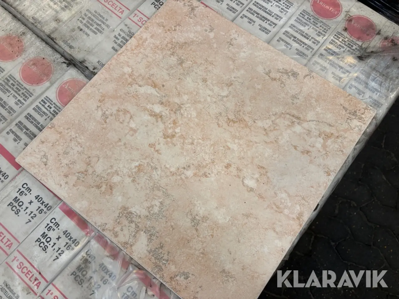 Billede 7 - Fliser Ariostea Trevi alba - 40x40 cm - 53,7 kvm - 336 styks
