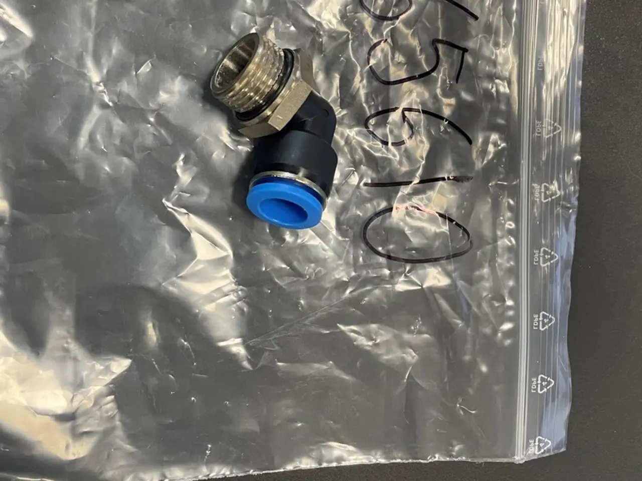 Billede 1 - Quick Kobling, 90° Ø 12 mm. 1/2" Gevind