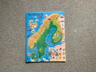 Puslespil Norden retro fra Stjernespill