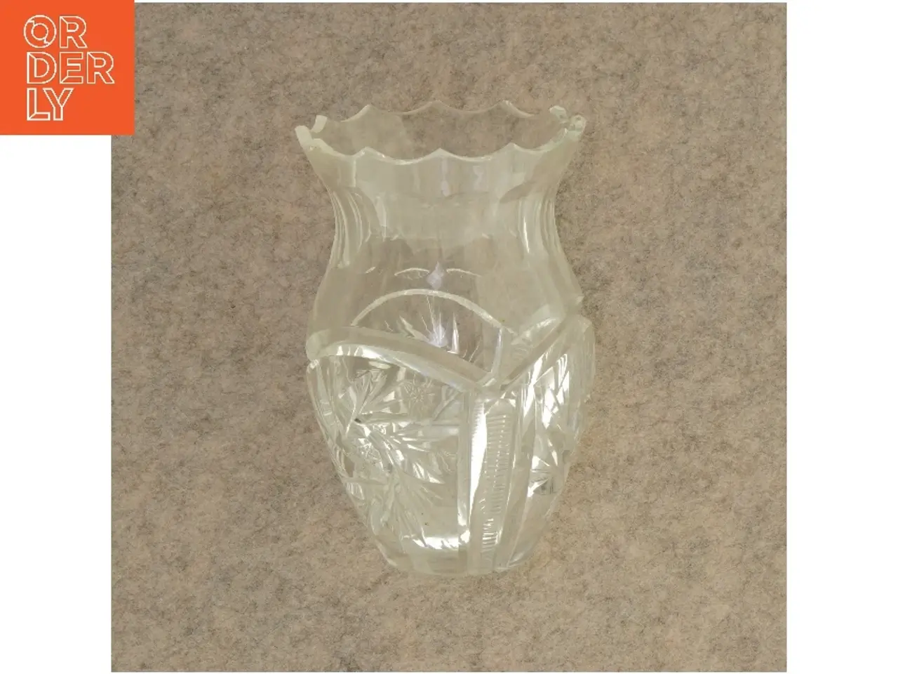 Billede 1 - Vase i krystal (str. 14 x 8 cm)