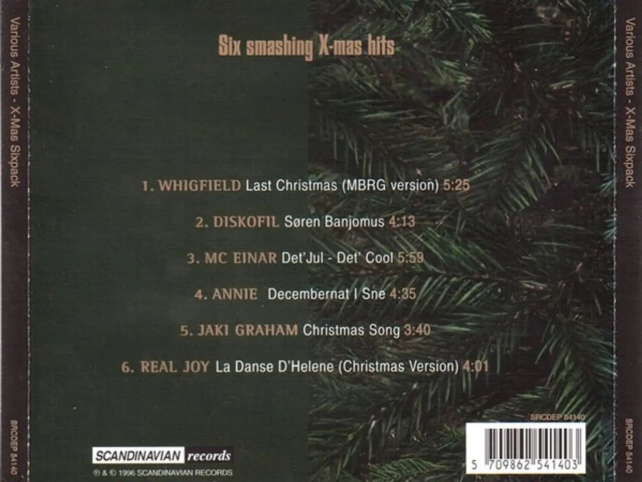 Billede 3 - Diverse kunstnere – Sixpack Xmas Vol. 2 – CD