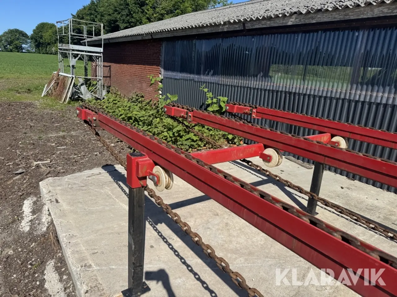 Billede 9 - Transportbånd Rimach elevator til træstammer