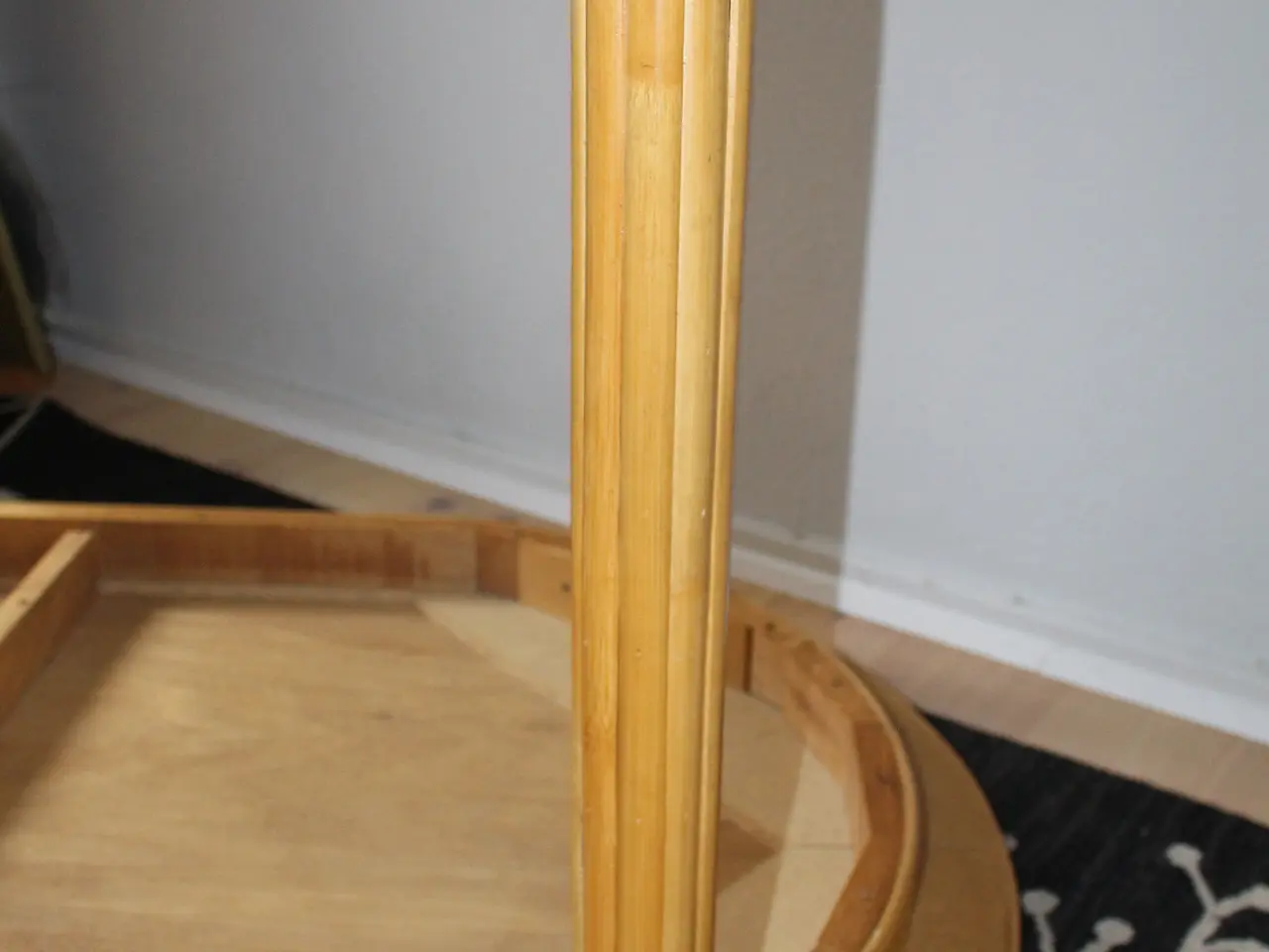 Billede 3 - Spisebord – stort ovalt rattan fra Stübert DK.