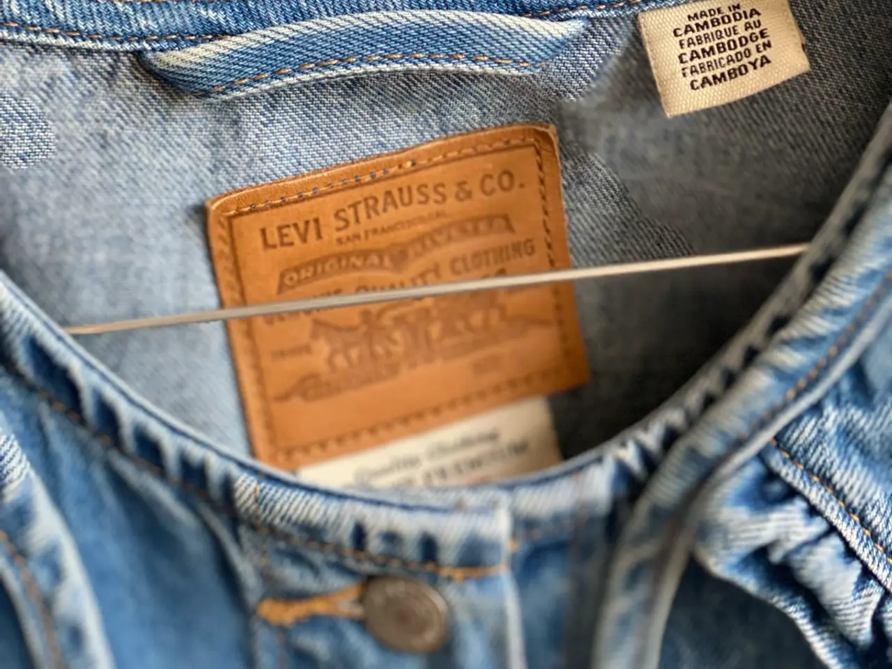 Billede 2 - Levi’s second hand Cowboyjakker - light-blue denim