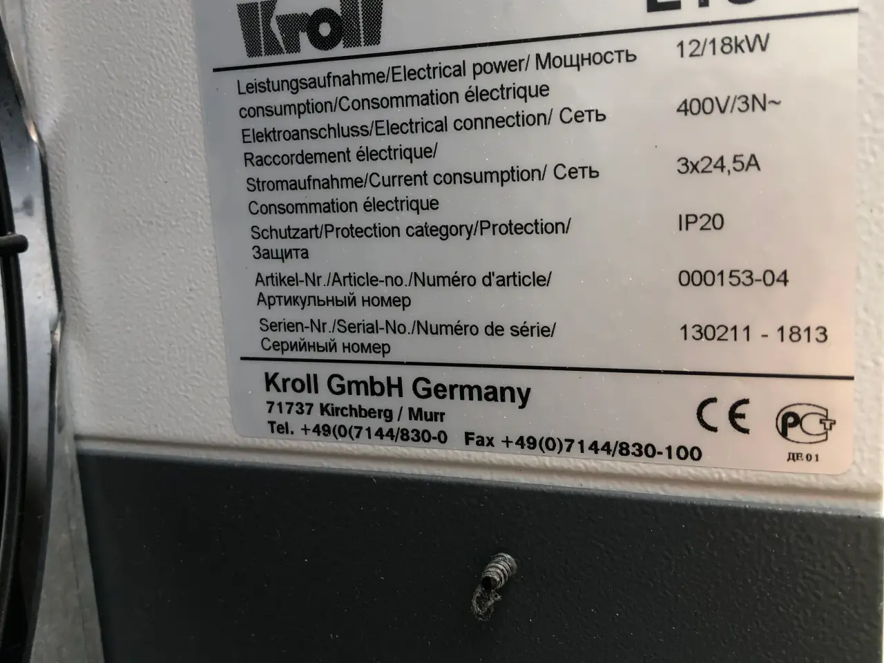 Billede 2 - Industriel varmeblæser, 12-18kW