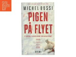 Pigen på flyet af Michel Bussi (Bog)
