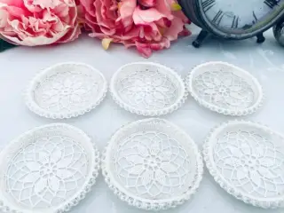 Coaster vintage håndarbejde