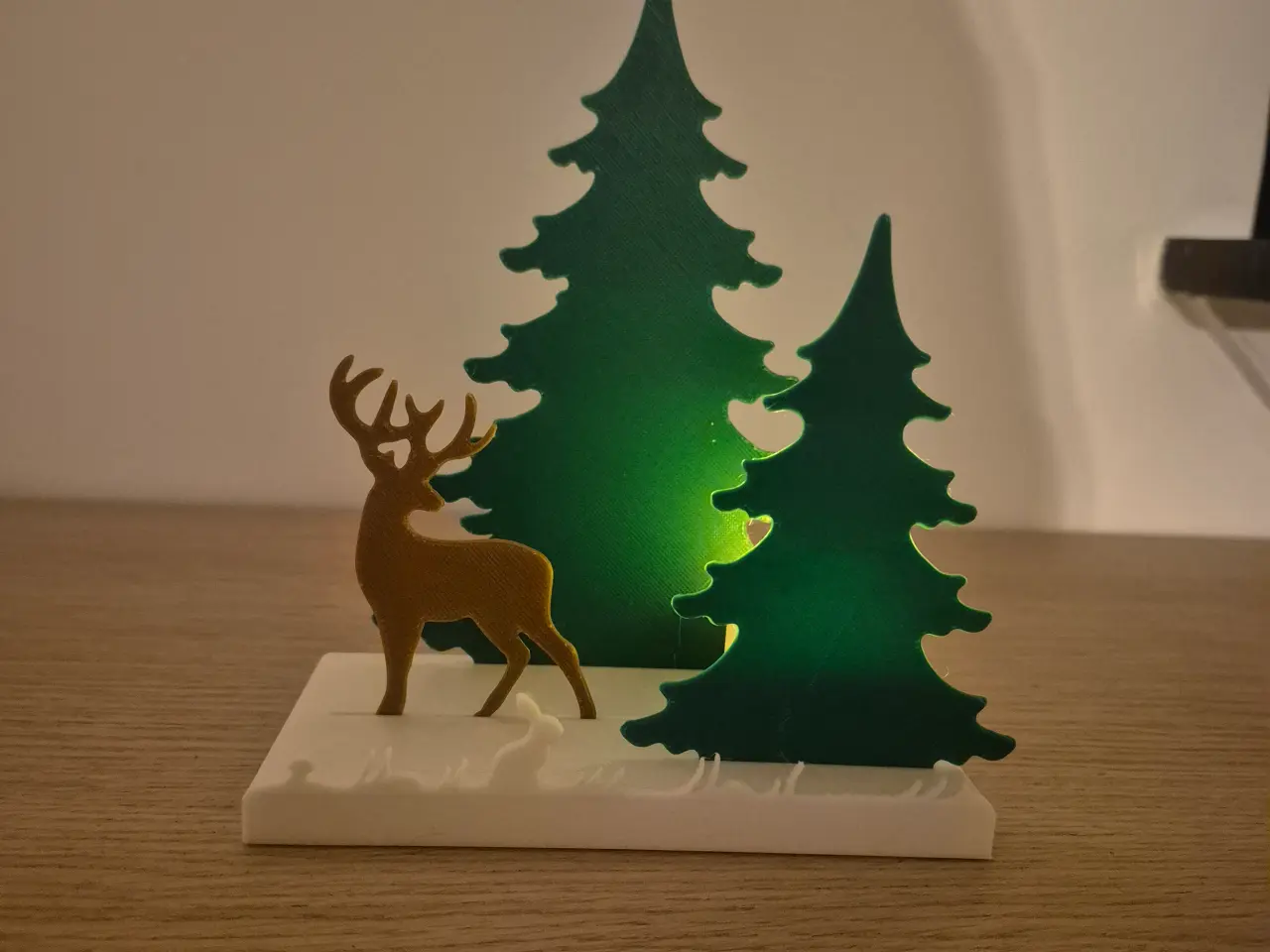 Billede 1 - 3d printet julelandskab