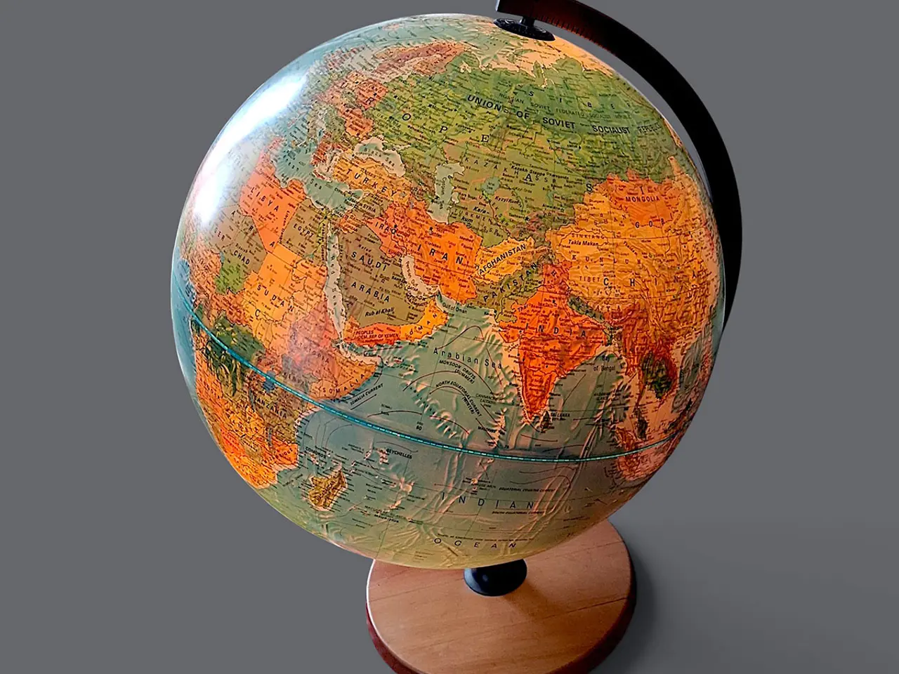 Billede 4 - Stor Scan-Globe Type 4002 med lys og træfod