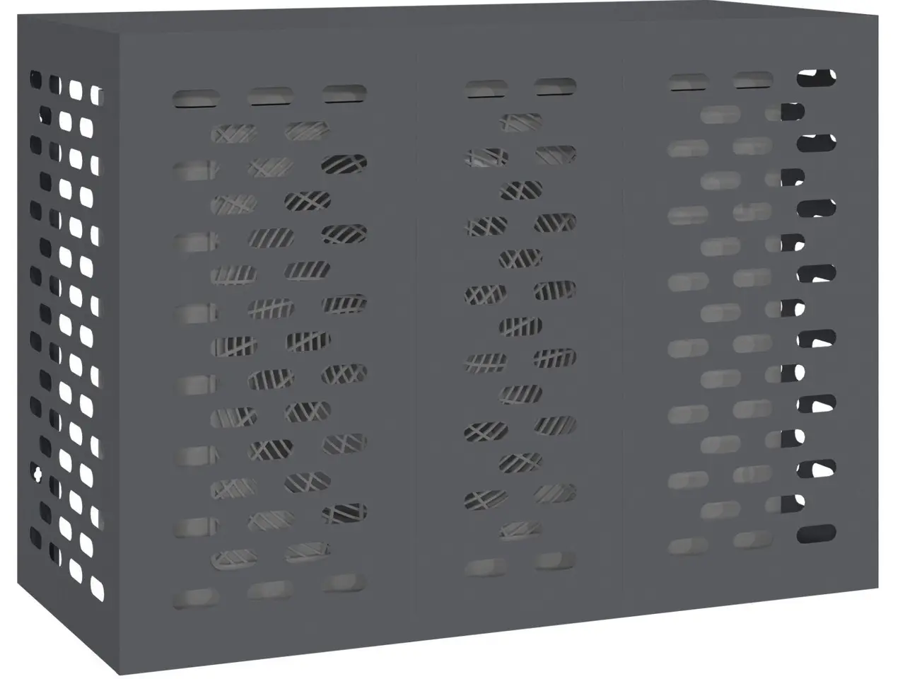 Billede 3 - Airconditiondække antracit 110 x 50 x 80 cm