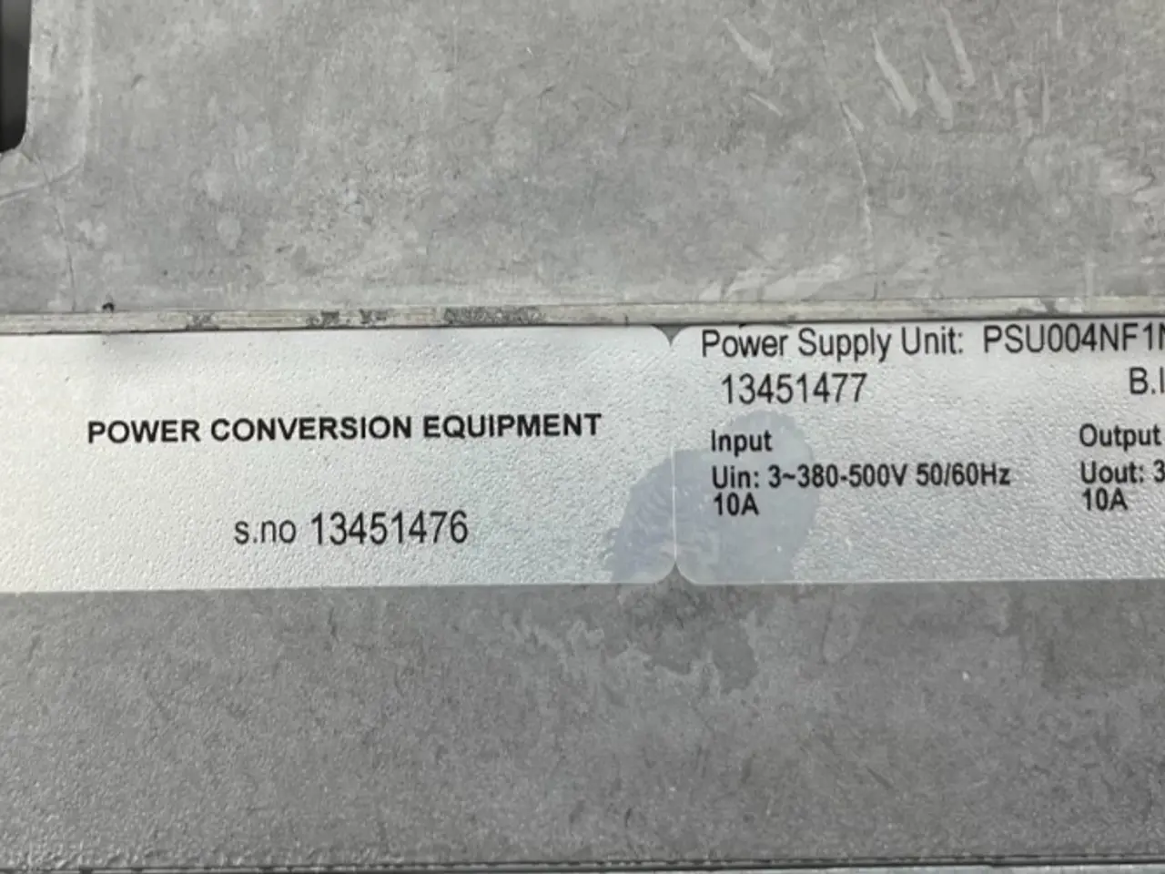 Billede 2 - Variator TM strømforsyning Unit PSU004NF1N1 10A