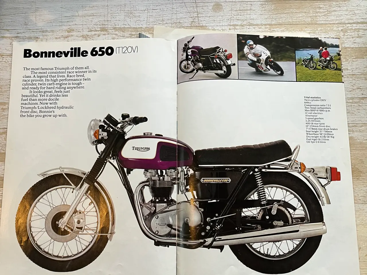 Billede 2 - Triumph & Norton Brochure 