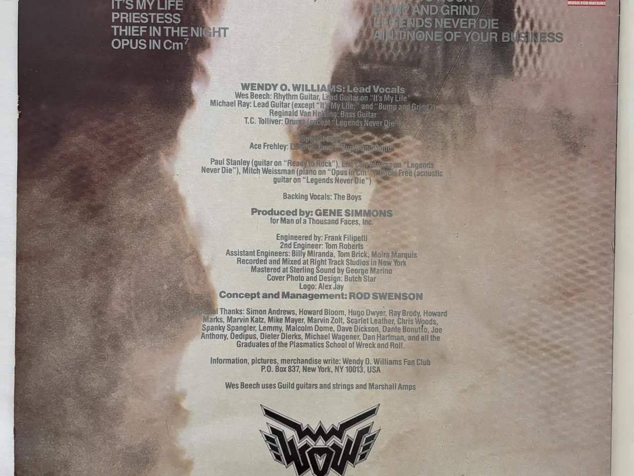 Billede 15 - Plasmatics & Wendy O. Williams – 4 punk LP'er – sa