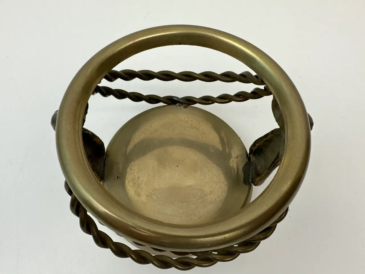 Billede 5 - Vintage messing flaskeholder