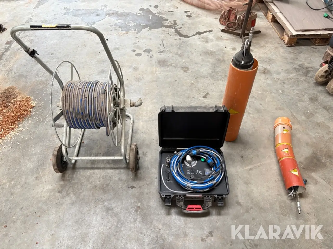 Billede 2 - Kloakrenoveringssystem MultiLining, slangevogn med ca. 40 m luftslange