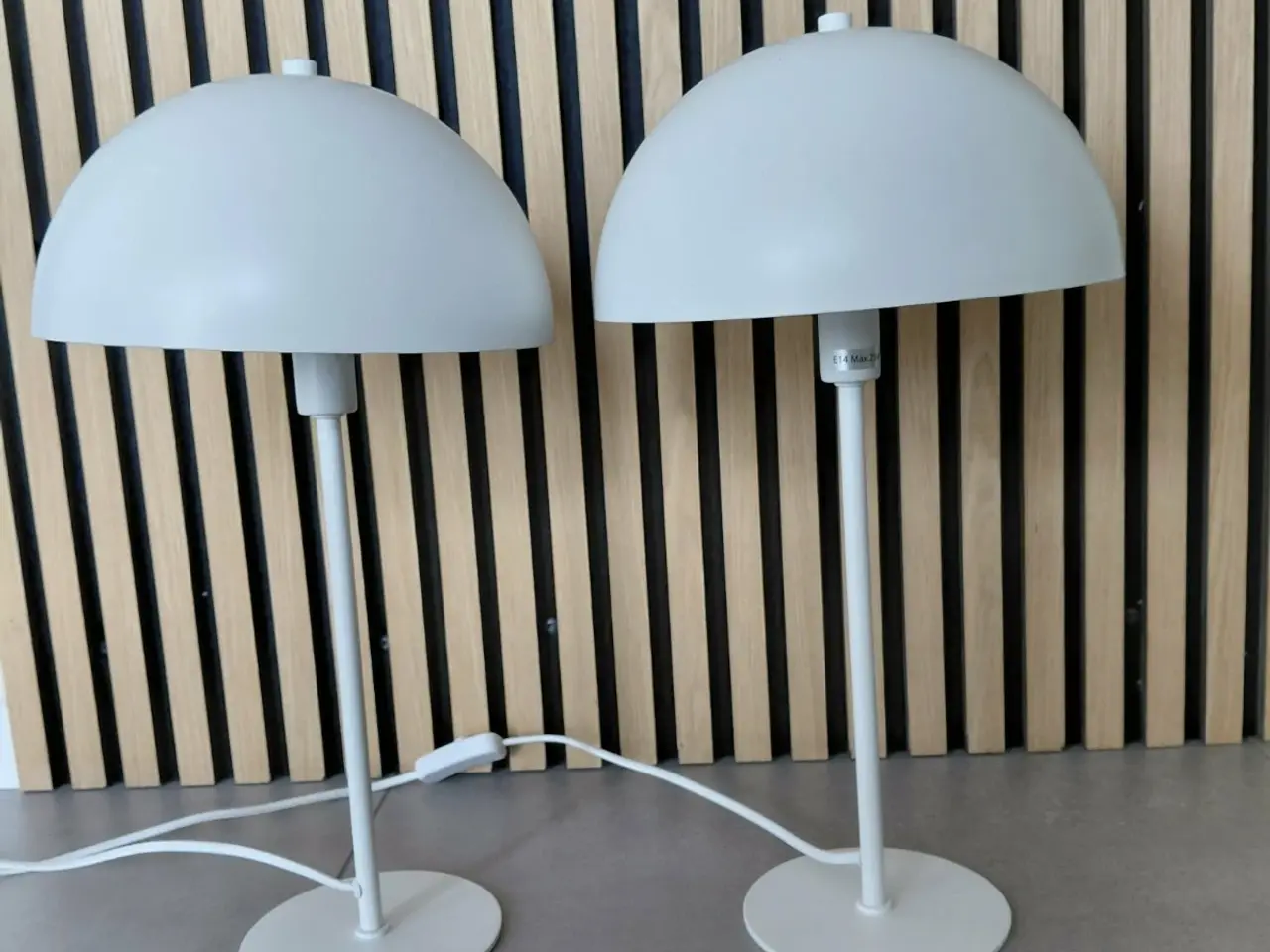 Billede 1 - 2 stk bordlamper