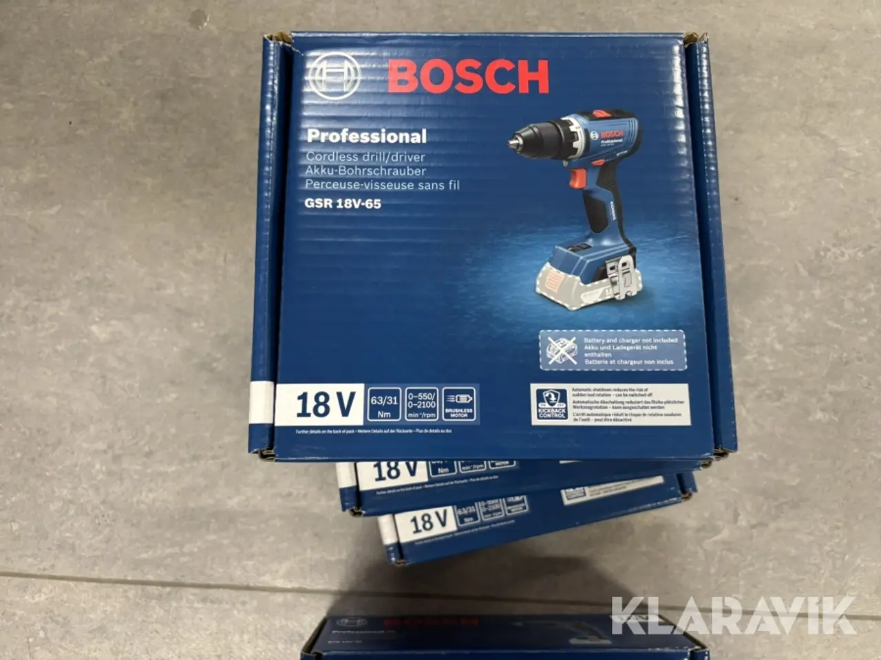 Billede 2 - Parti akku værktøj Bosch 6 maskiner.