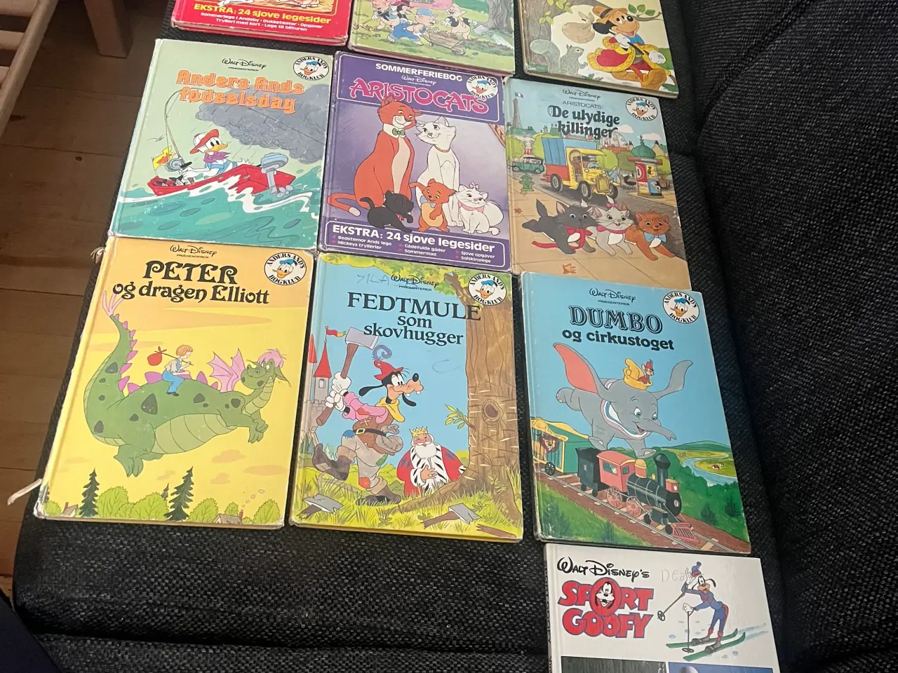 Billede 1 - 9 blandede Walt Disney Anders And bøger 