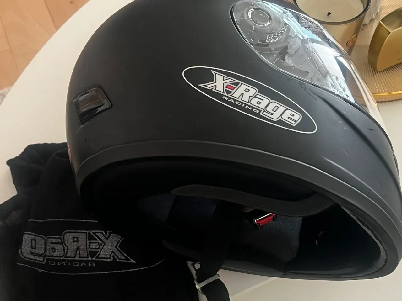 Billede 5 - X-Rage Racing motorcykelhjelm sort - str m