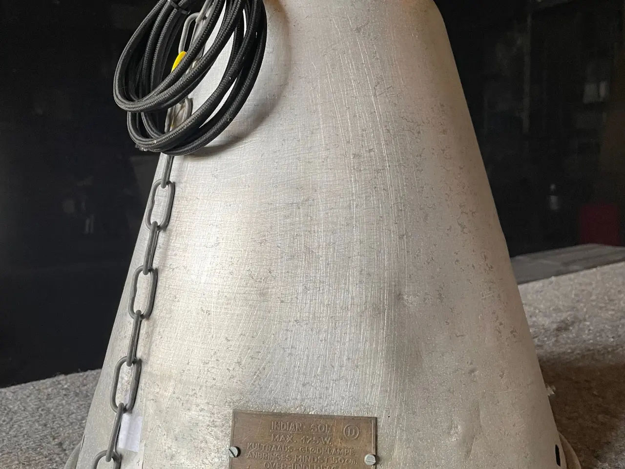 Billede 2 - Fed retro India Sol metal loftslampe