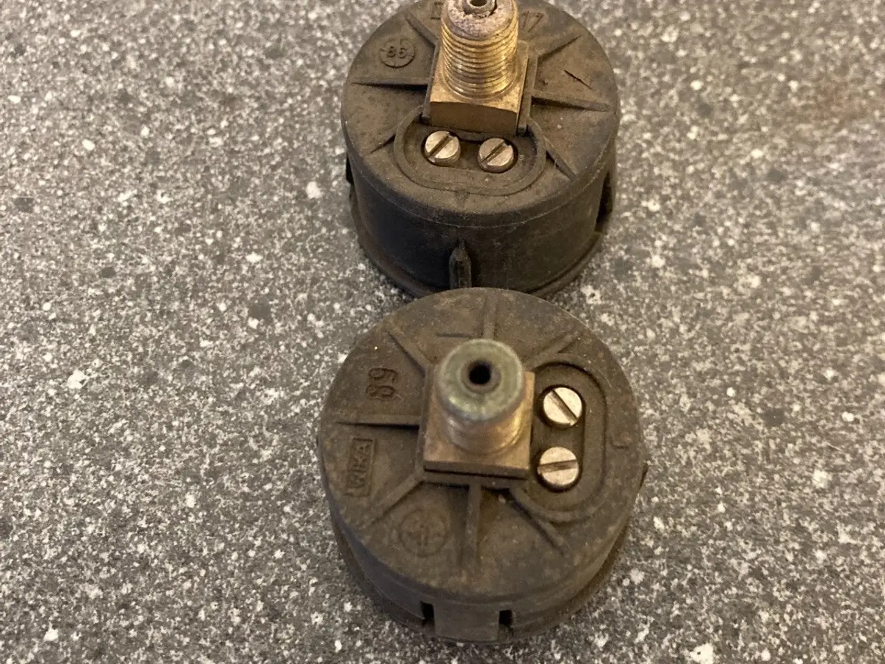 Billede 3 - 2x Junkers Bosch Boiler Pressure Gauges 0-4 Bar