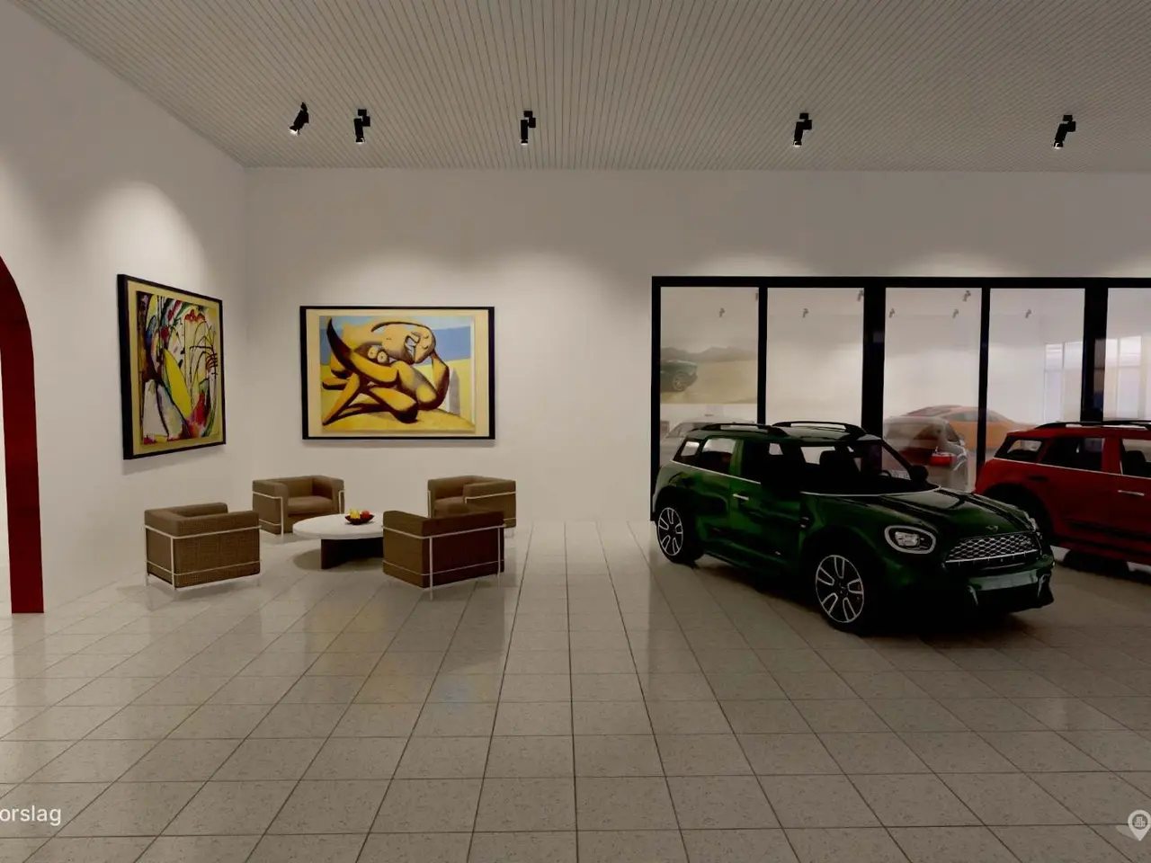 Billede 9 - Showroom/detail på trafikeret Roskildevej