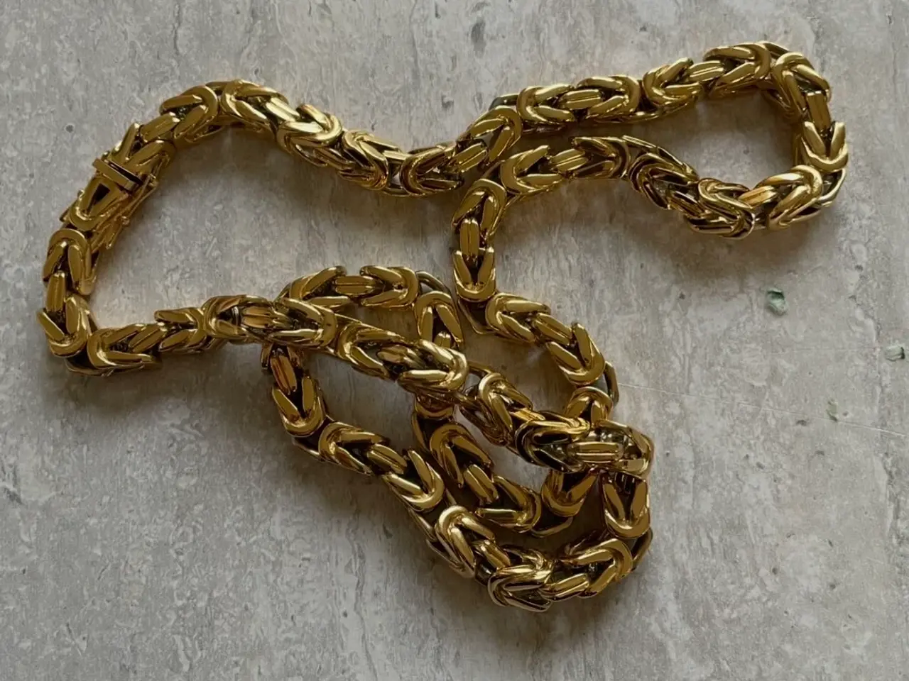 Billede 4 - Goldfilled kongekæde med kasselås