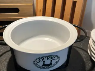 Klassisk Eslau Gourmet skål med holder – Ildfast
