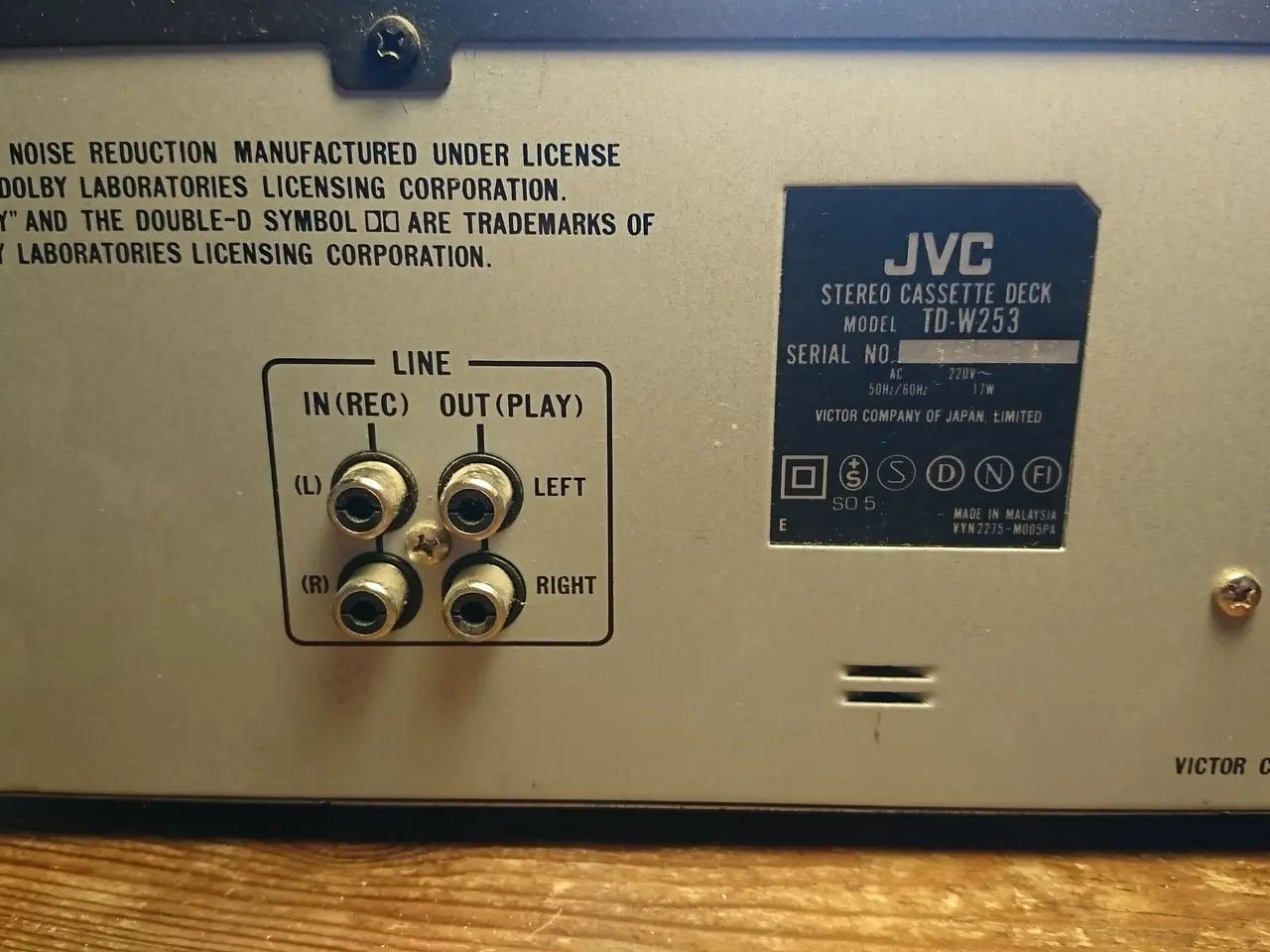 Billede 2 - JVC Doppel Cassette Bändpotager TD-W253