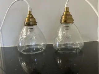 Glas pendler incl. dekorationspærer