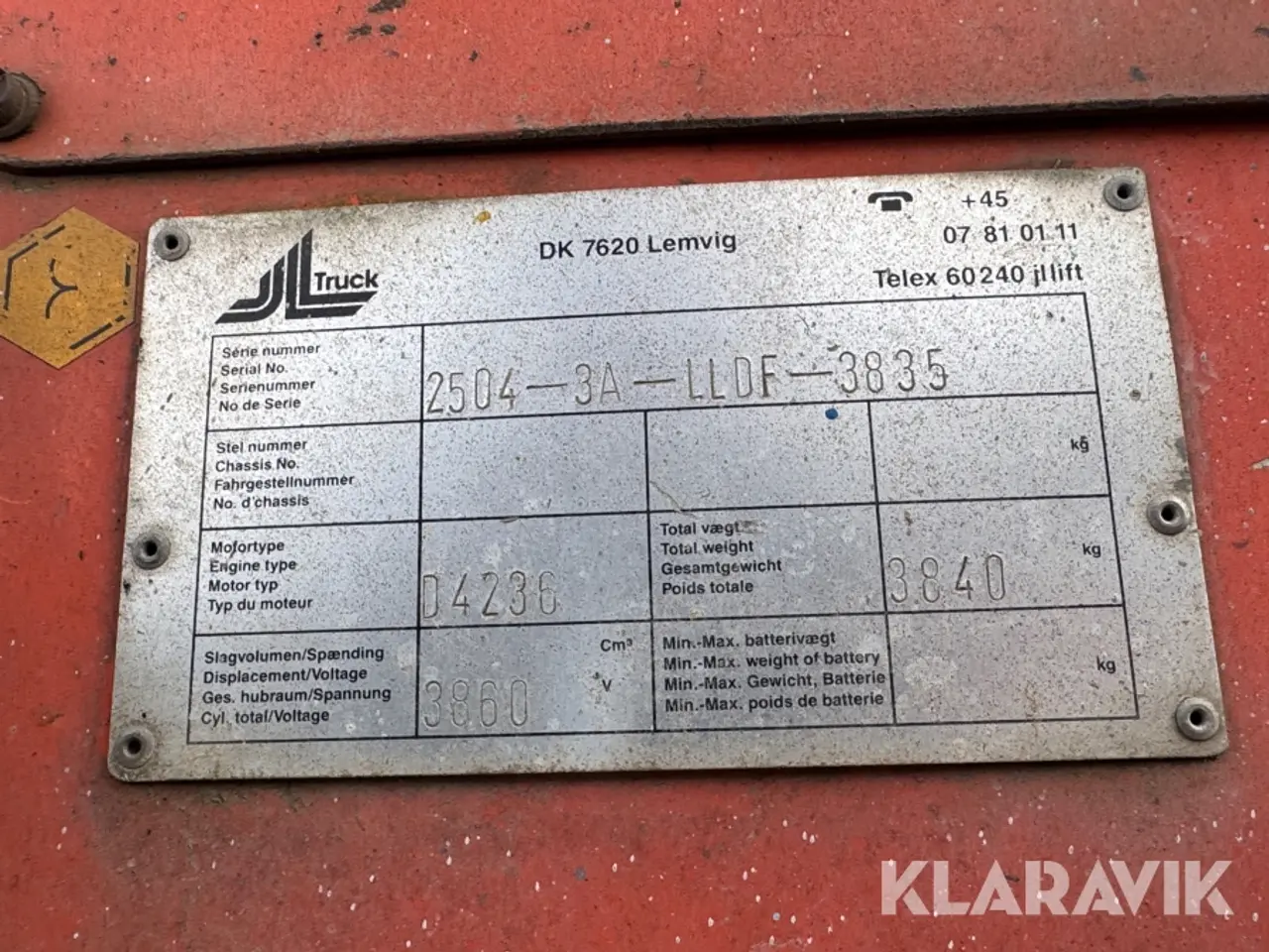 Billede 7 - Truck JL 2504-3A