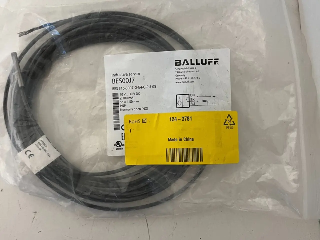 Billede 2 - Balluff BES00J7 Inductive Sensor BES PNP NO 1.5mm