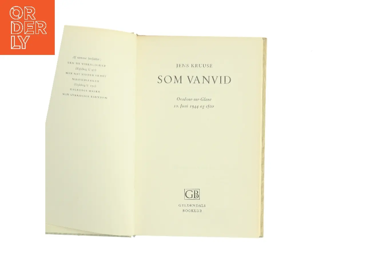 Billede 1 - Som vanvid af Jens Kruuse (Bog)