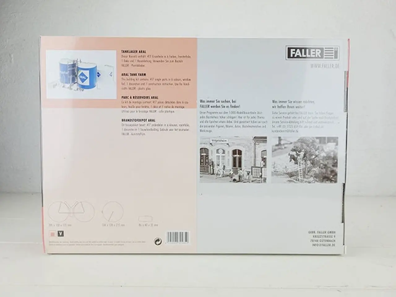 Billede 2 - Faller 130485 H0 ARAL tanklager - NY Uåbnet