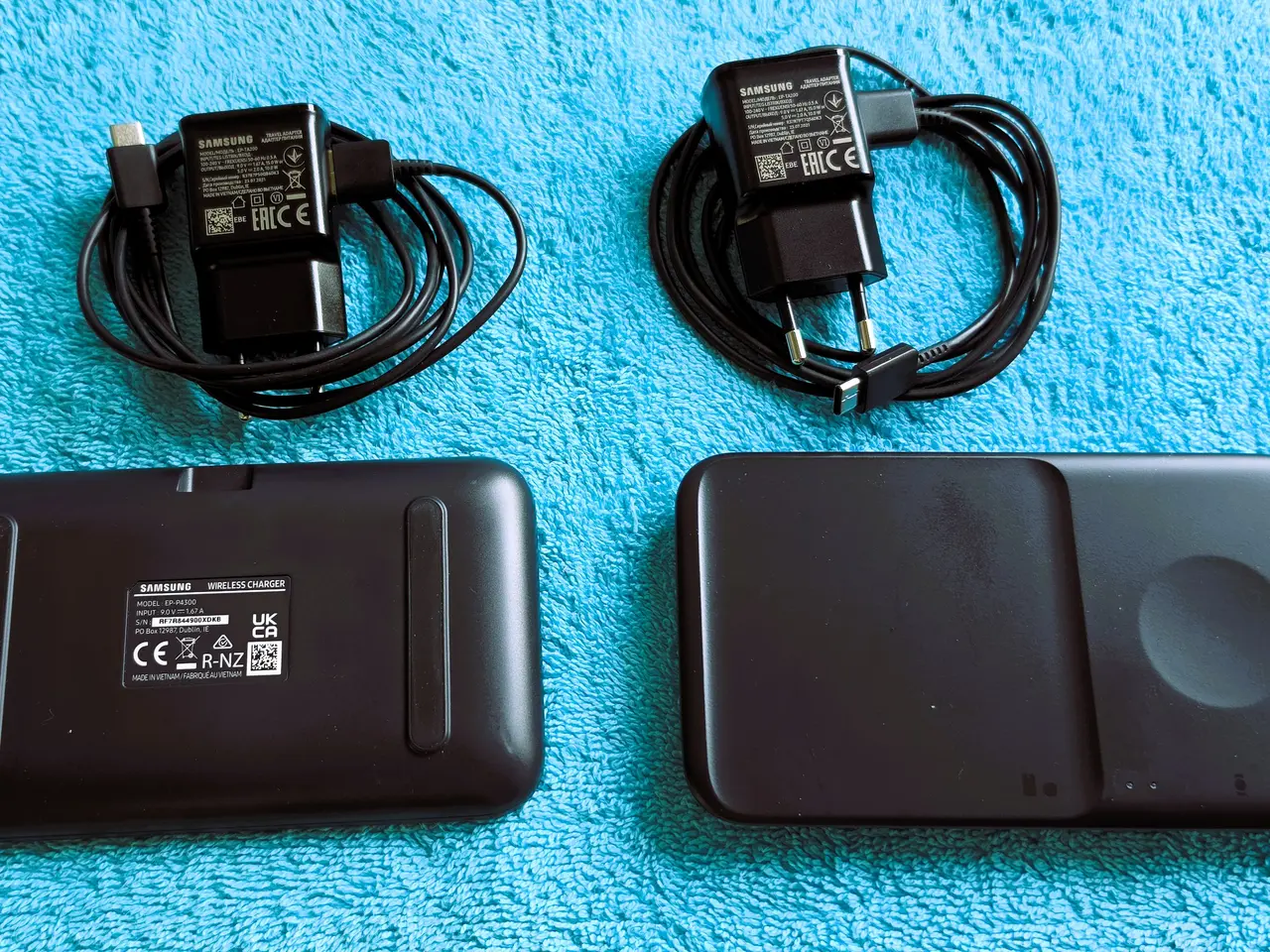 Billede 1 - WIRELESS CHARGER SAMSUNG DUO EP-P4300, 9W, Sort