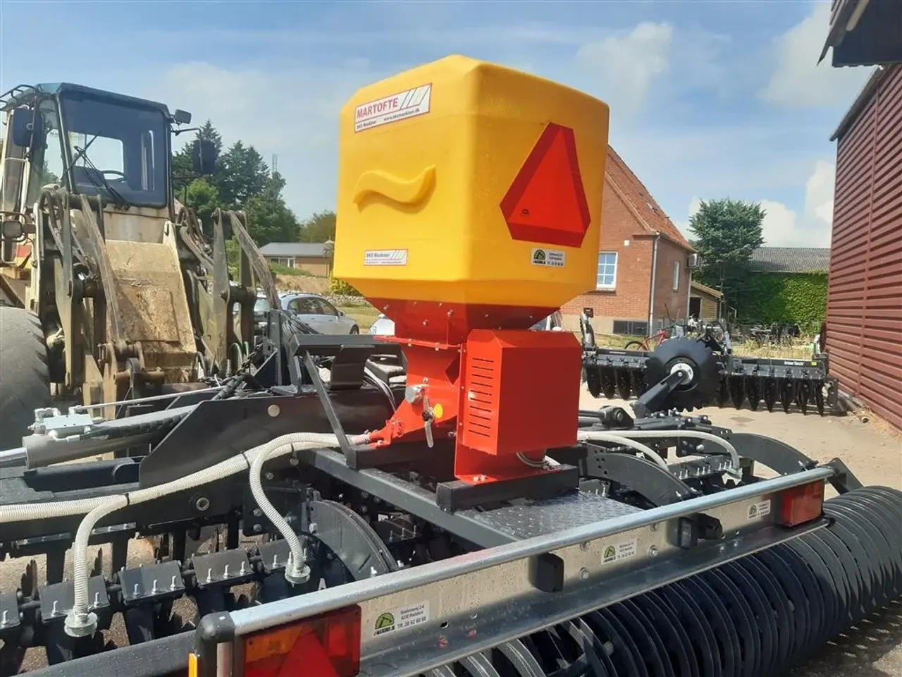 Billede 7 - Intertech disc harve med frø udstyr
