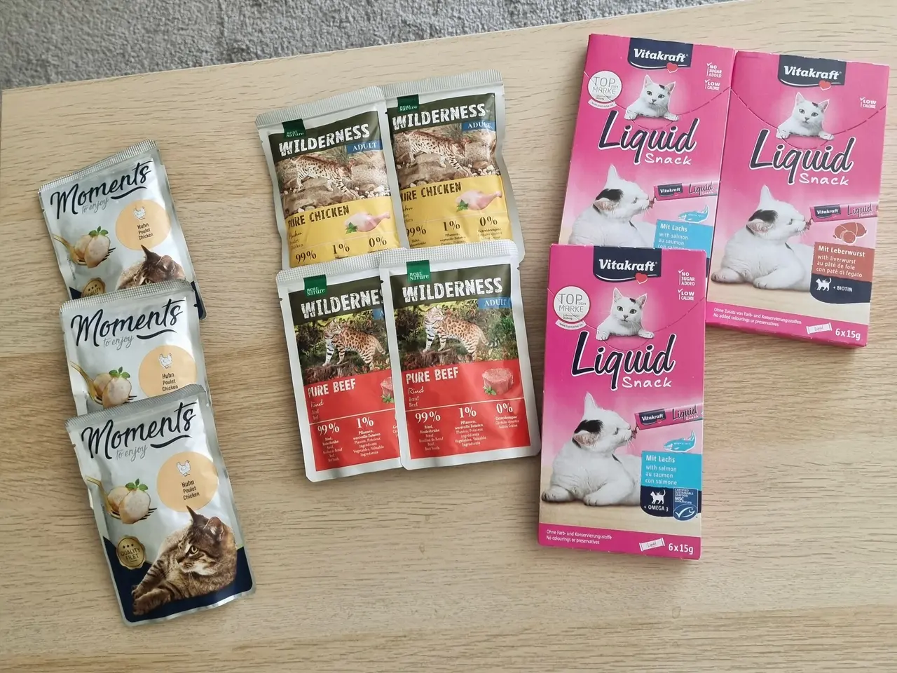 Billede 1 - Lækkert vådfoder til kat.  Moments/Wilderness/Vita