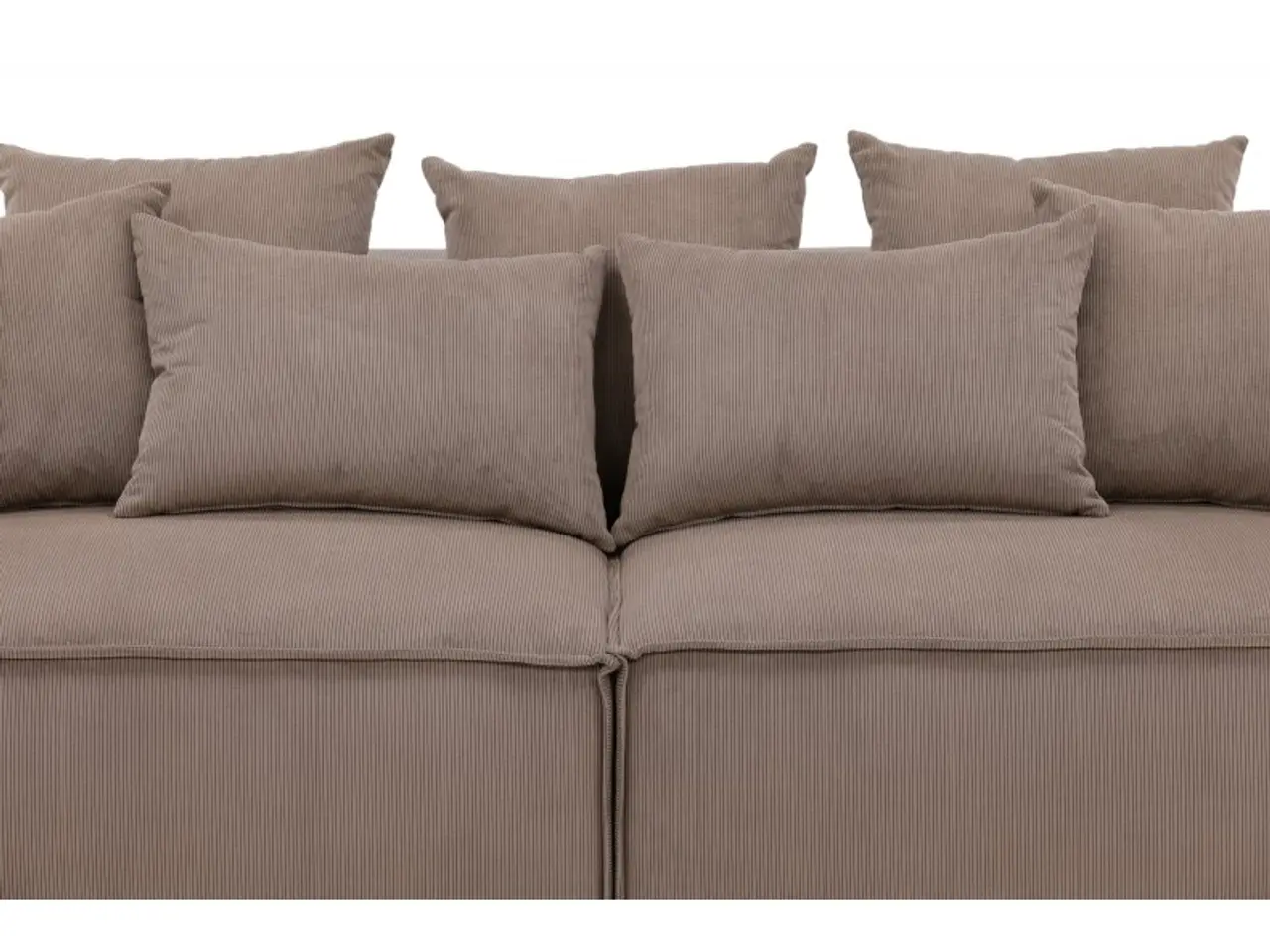 Billede 5 - Gillholmen 3 personers Sofa  - Brun Fløjl