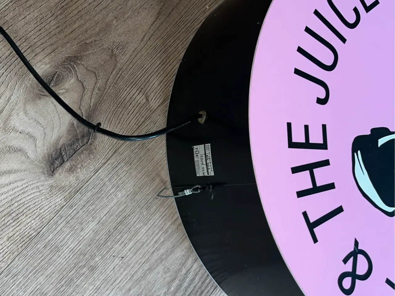 Billede 2 - Sjældent Lys skilt "Joe & the juice" 