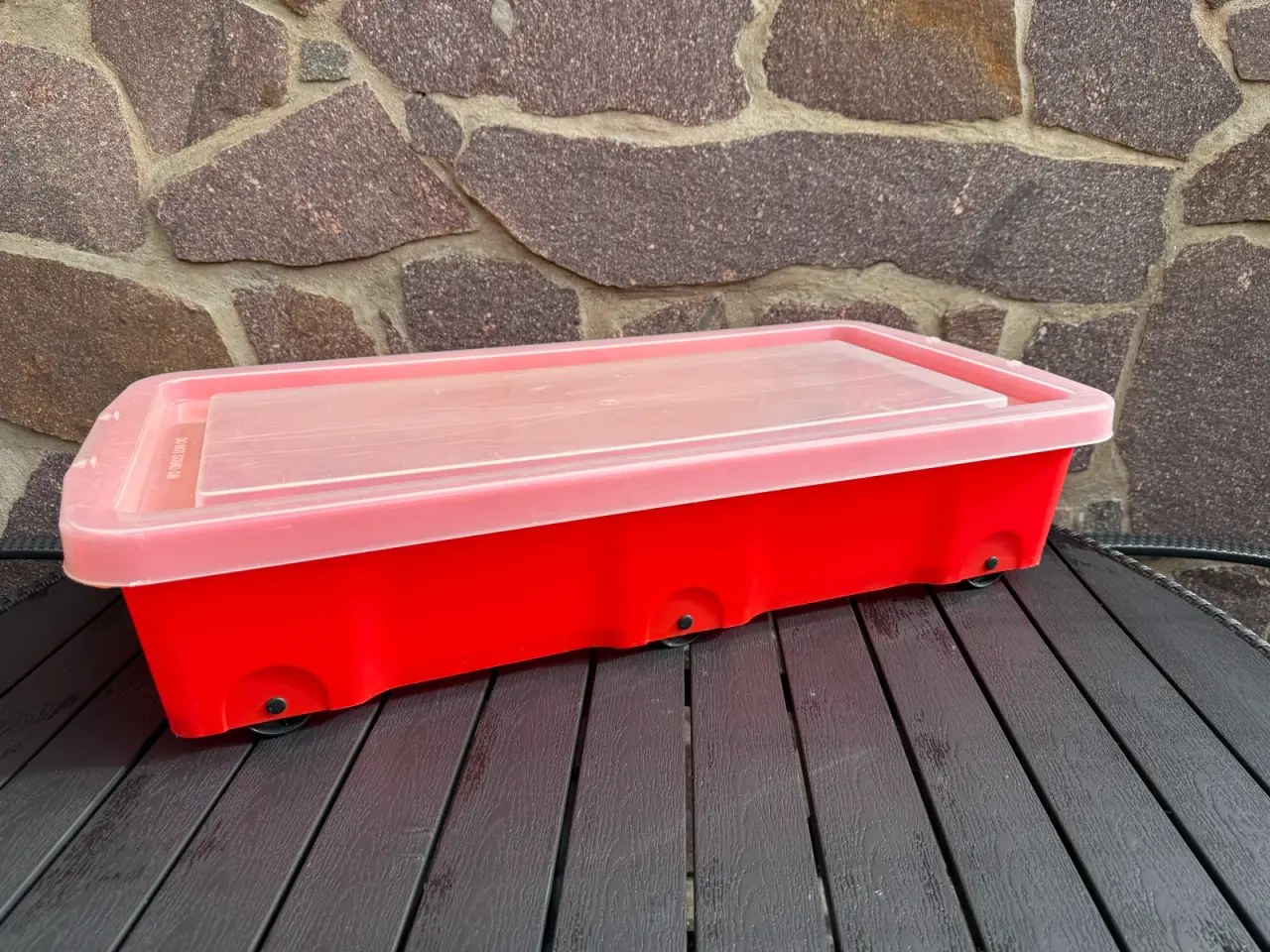 Billede 2 - Bedroller RETRO rød/gul