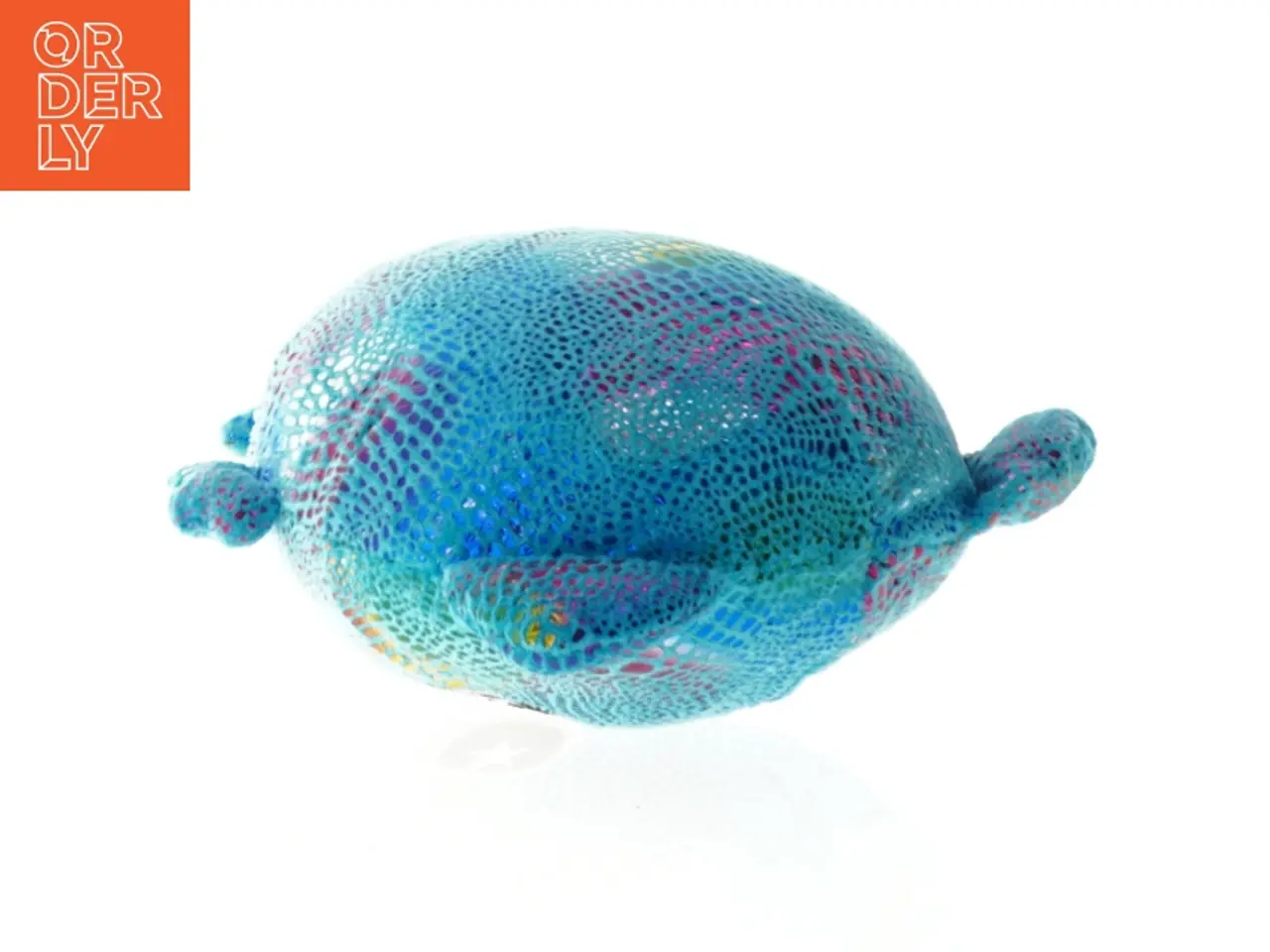 Billede 5 - Farverig plys skildpadde (str. 20 x 18 cm)