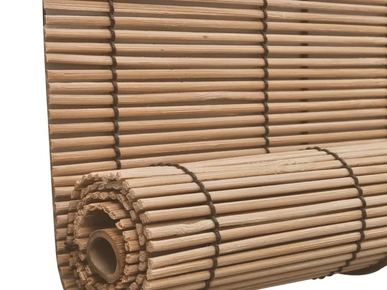 Billede 4 - Bambus rullegardin 140 × 160 cm - brun