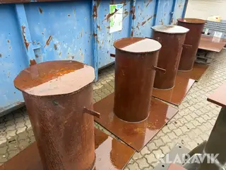 Stålplatforme - 4 styk