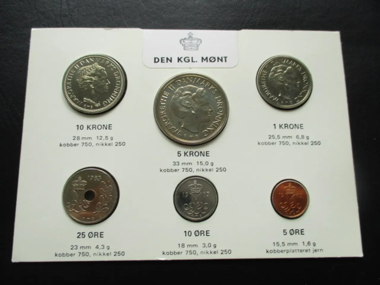 Billede 1 - Møntsæt Den Kgl. Mønt 1983 flot
