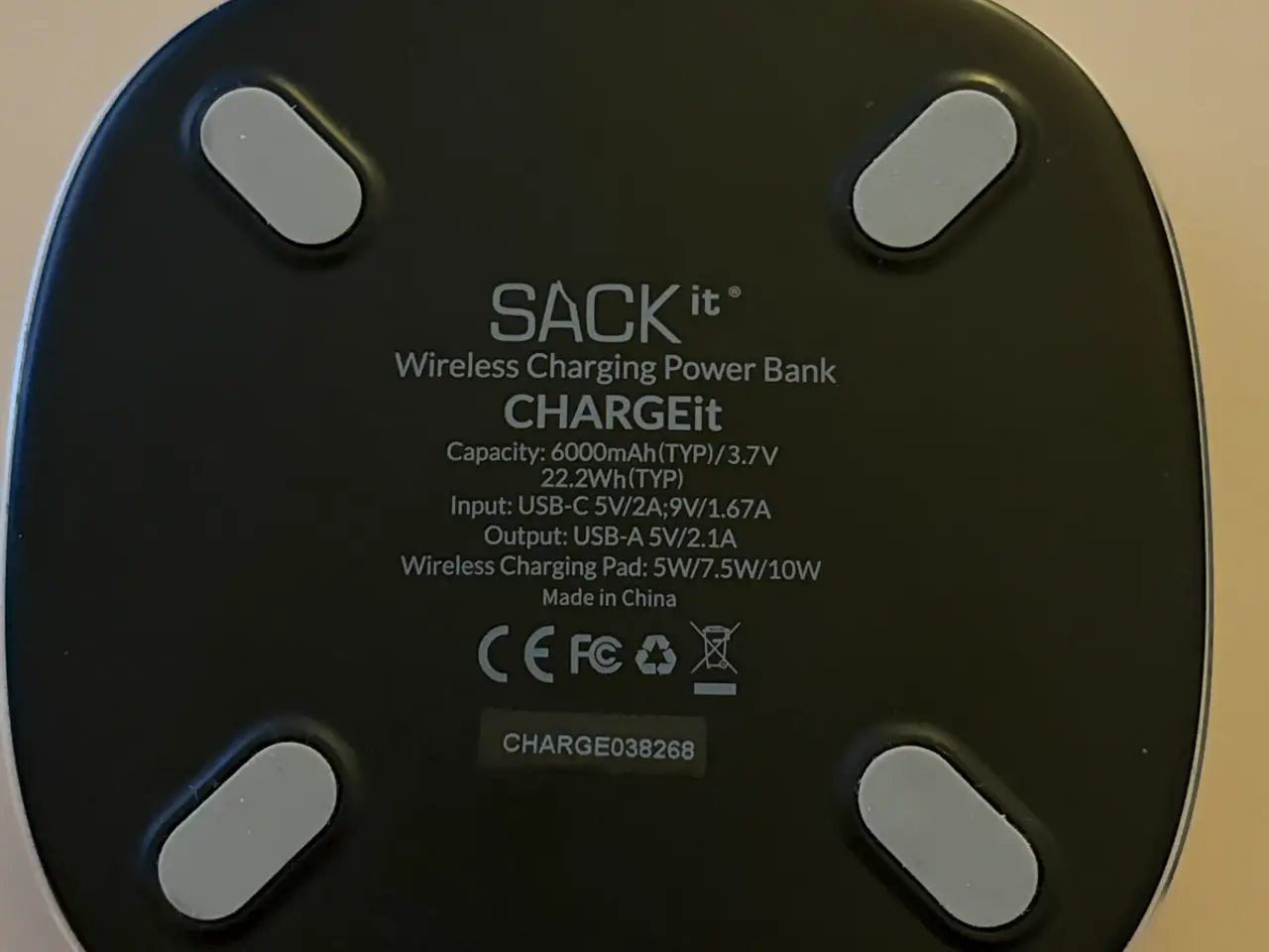Billede 5 - SACKIt trådløs powerbank & Qi-oplader