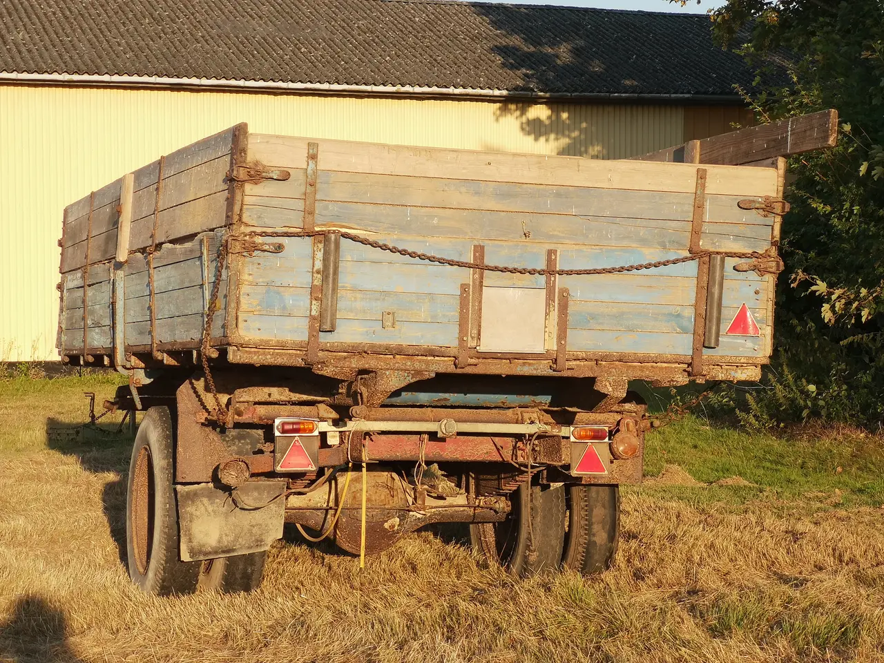Billede 4 - Landbrugsvogn, gummivogn, halmvogn m/trevejstip