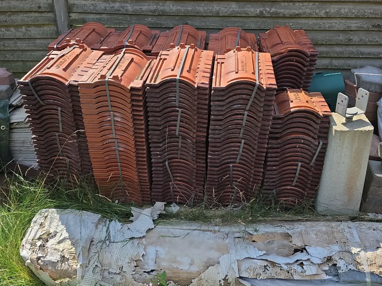 Billede 1 - Koramic Jeka tegl tagsten rødbrun, ca 18,5 m²