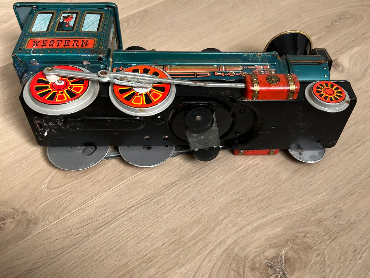 Billede 3 - Vintage Western Locomotive Tin