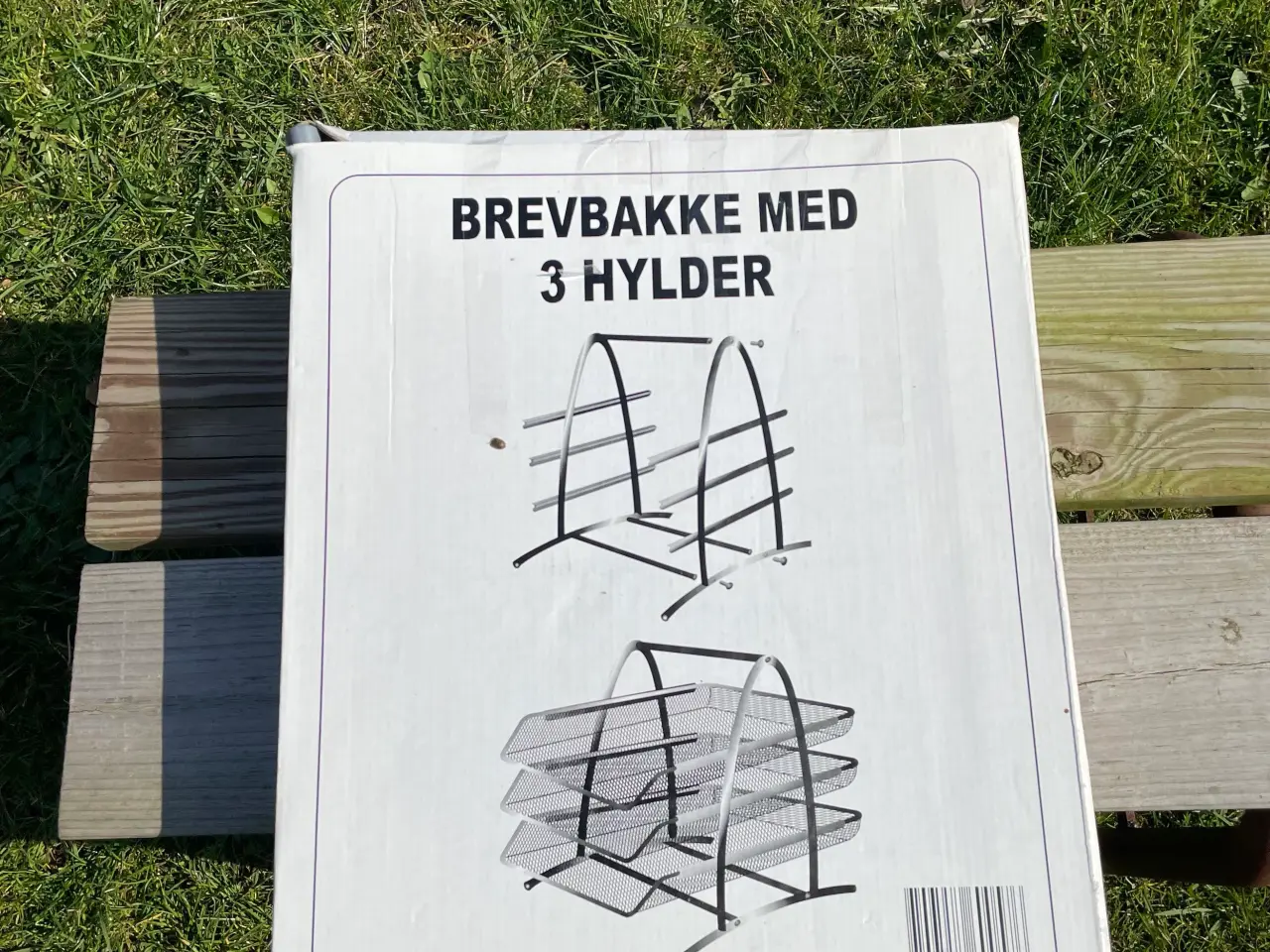 Billede 1 - Brevbakke 3 hylder