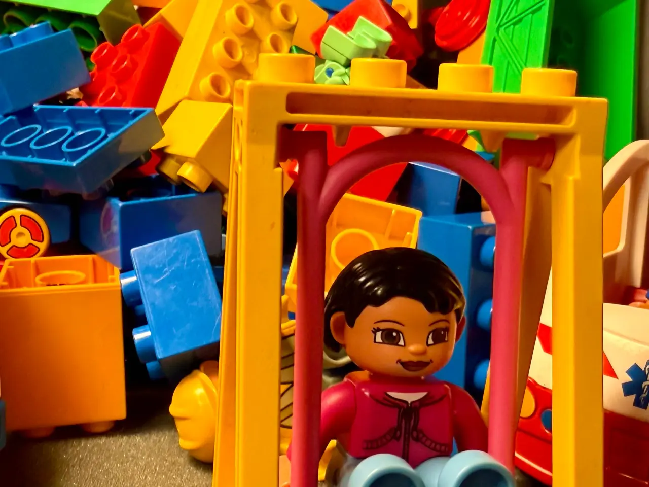 Billede 1 - LEGO Duplo-samling – figurer, køretøjer og klodser